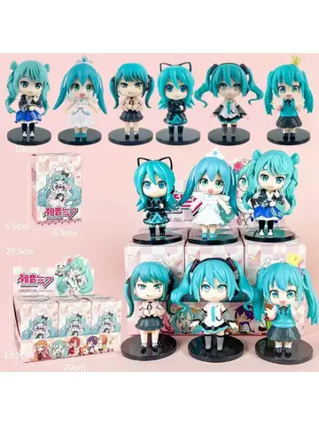 New Hatsune Miku Q Version Series Cinnamoroll Piapro First generation Generation Blind Box kid Toy Collection Gift Birthday Gift