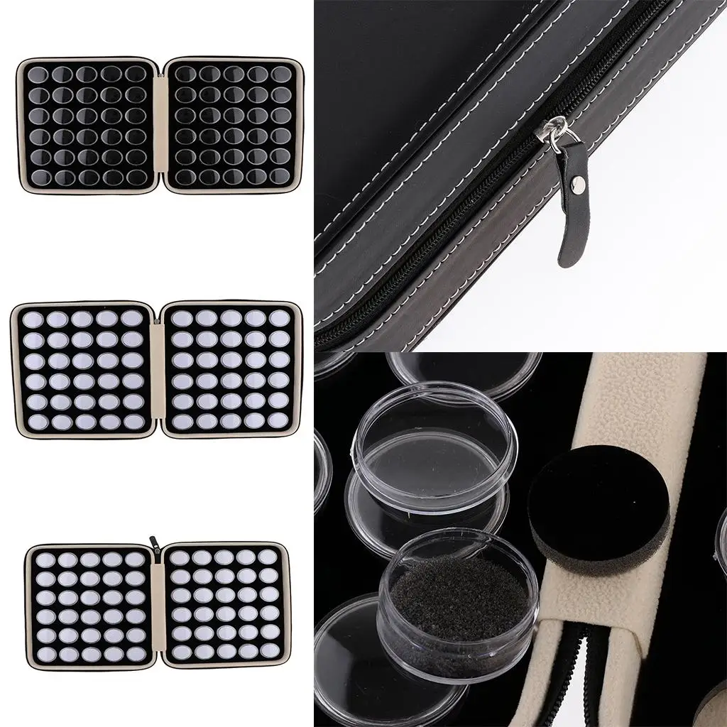 

60Slots Bottles Diamond drawing Plastic Rhinestone Holder Container