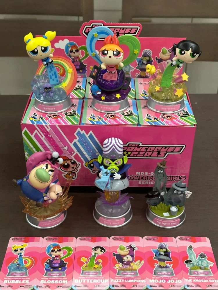 

Kingdom Powerpuff Girls слепая коробка периферия цветы и пузыри фигурка украшение рисунок автомобиль подарок