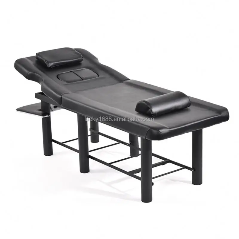 

Factory Wholesale Tattoo Lash Bed Body Massage Table Spa Beauty Salon with Chest Hole Design