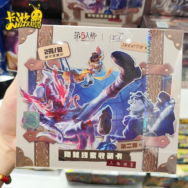 

Genuine KAYOU Identity V Card Fun Pack 2 New Personality Profile Secret Clues Collectible Card Anime Game Peripheral Toy Gifts