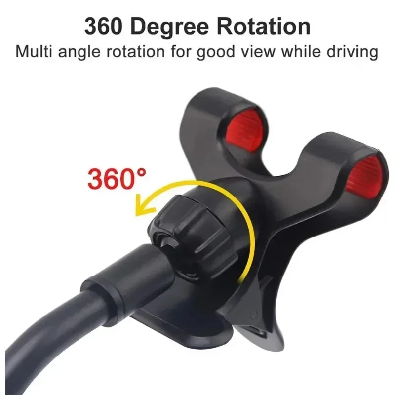 360° Rotating Car Phone Holder Universal Windshield Dashboard Mount Cellphone Stand GPS Phone Flexible Bracket Auto Accessories