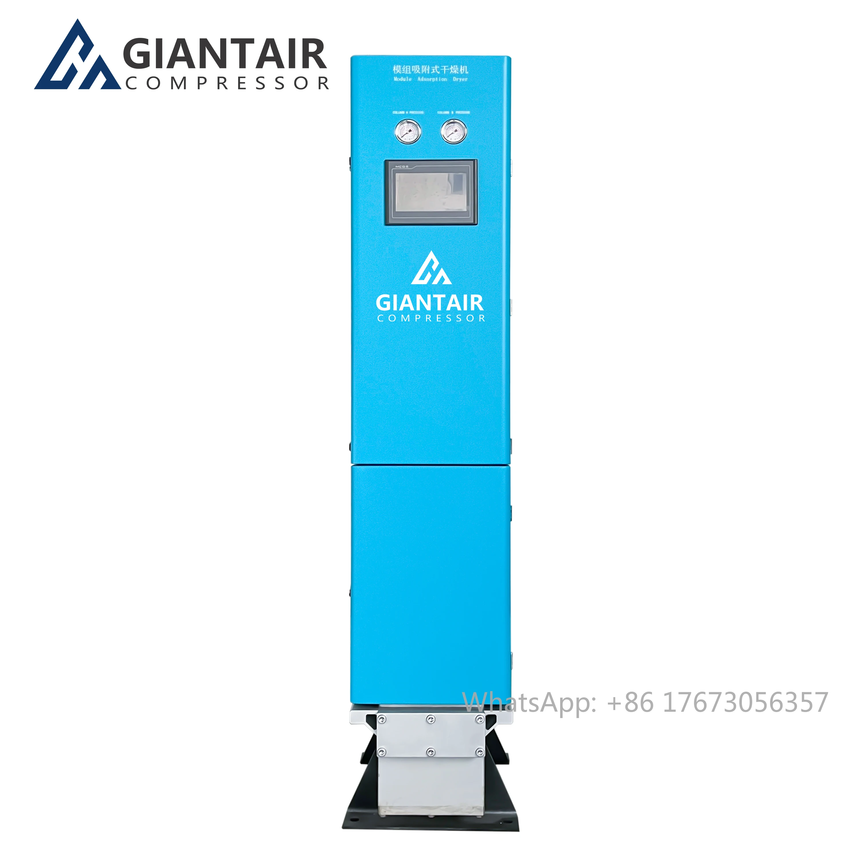 GiantAir 5HP/10HP Modular Regeneration Adsorption Desiccant Dryer New Industrial Regenerative Compressed Air Dryer Compressors