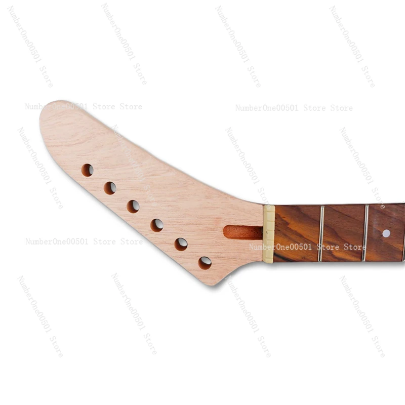 Electric Guitar DIY Kit Semi Finished Assembly Parts with 22 Frets Neck and Body for Building and Modding