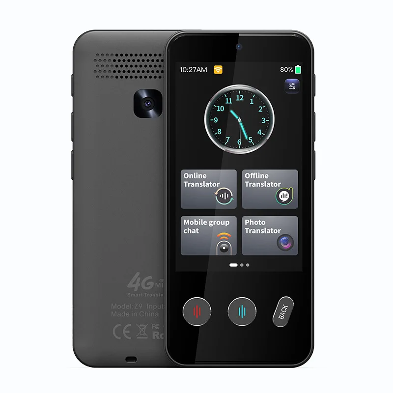 翻訳機 スマート翻訳機Z9グローバル言語音声インテリジェントオンライン翻訳