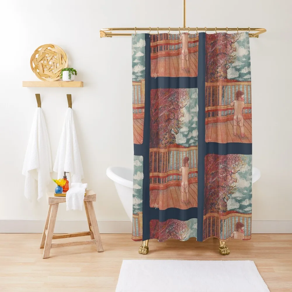 

Lake, baby! Shower Curtain In The Bathroom Bathroom Box Modern Accessory Bathrooms Curtain
