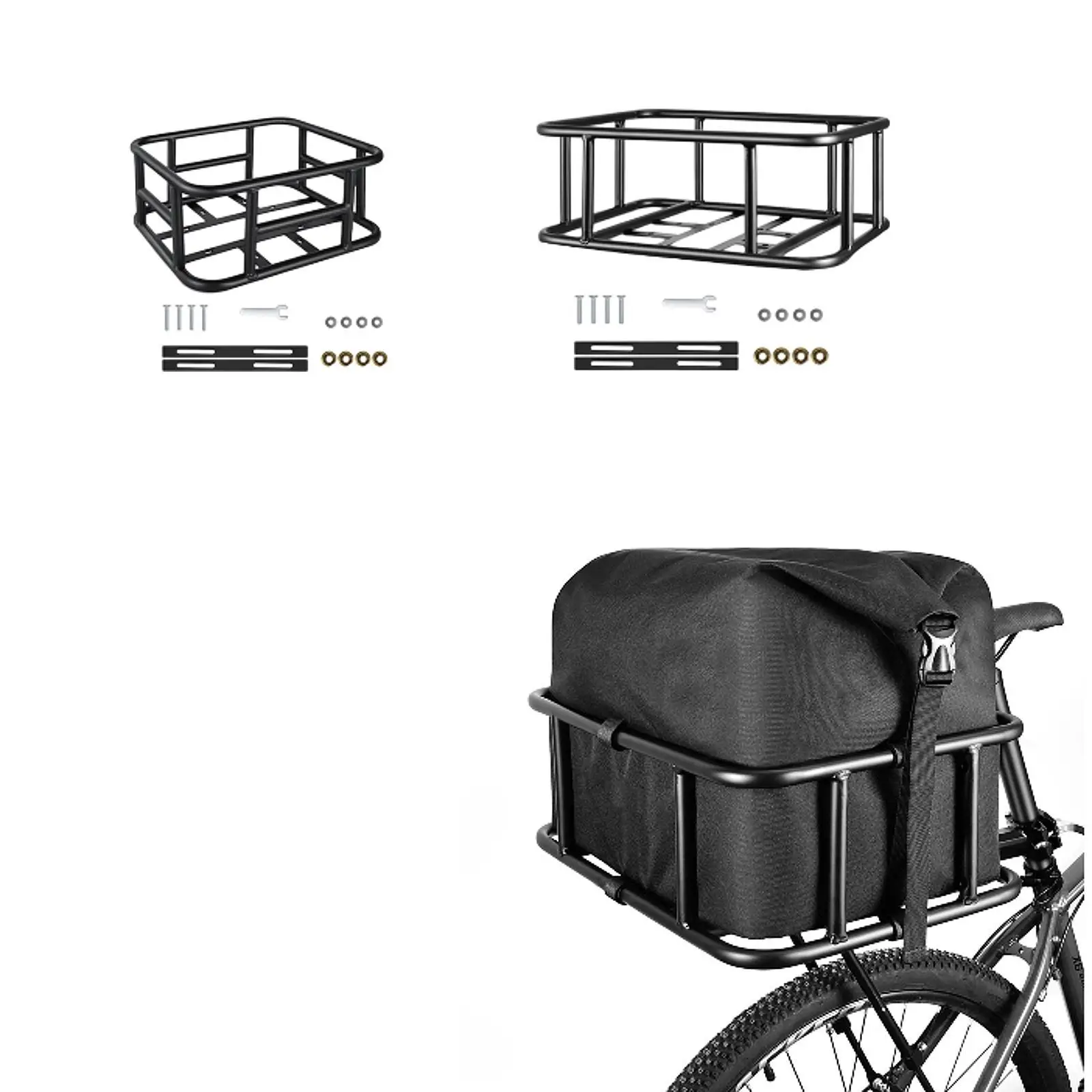 

Задняя корзина для велосипеда, стеллажи для упаковки багажа, легкая корзина для велосипеда, велосипедная корзина для велосипедов, дорожные велосипедные стойки, уличные велосипедные стойки