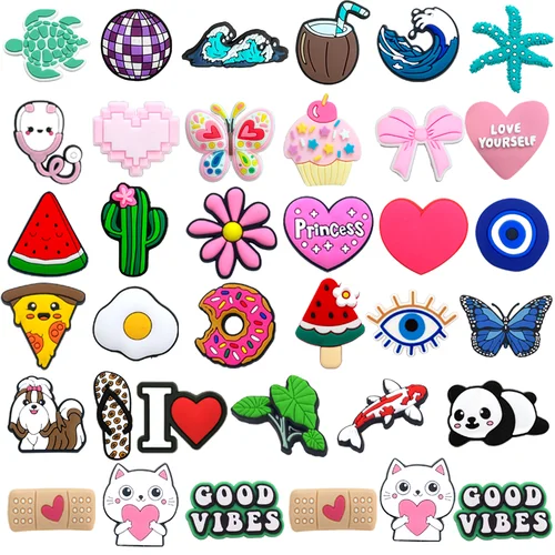 Imagen 1 del producto Ventas individuales, 1 Uds., accesorios para zapatos de animales pequeños, decoraciones con hebilla para zapatos de jardín de flores, abalorio apto para zapatos, regalo de vacaciones