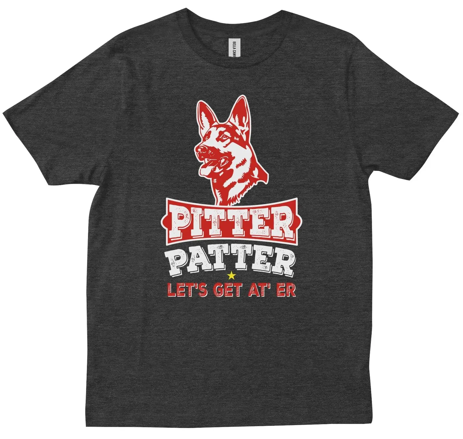 Letterkenny Pitter Patter Let's Get At Er Funny Dog Retro Pet Lover T-shirt