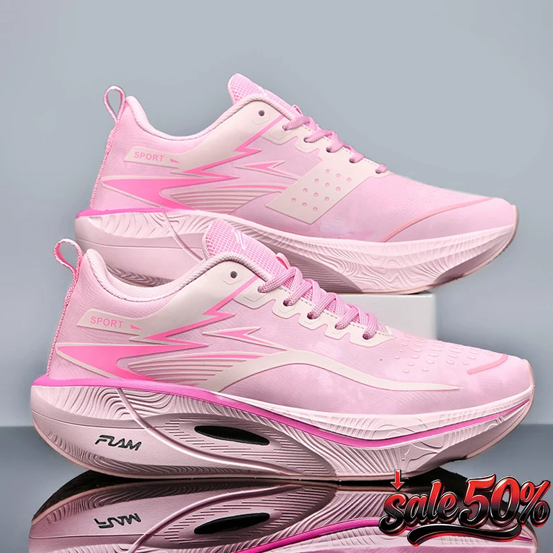 

Мужские кроссовки для бега с карбоновой пластиной, профессиональные, для марафона, легкие, с амортизацией, дышащие, спортивные, унисекс