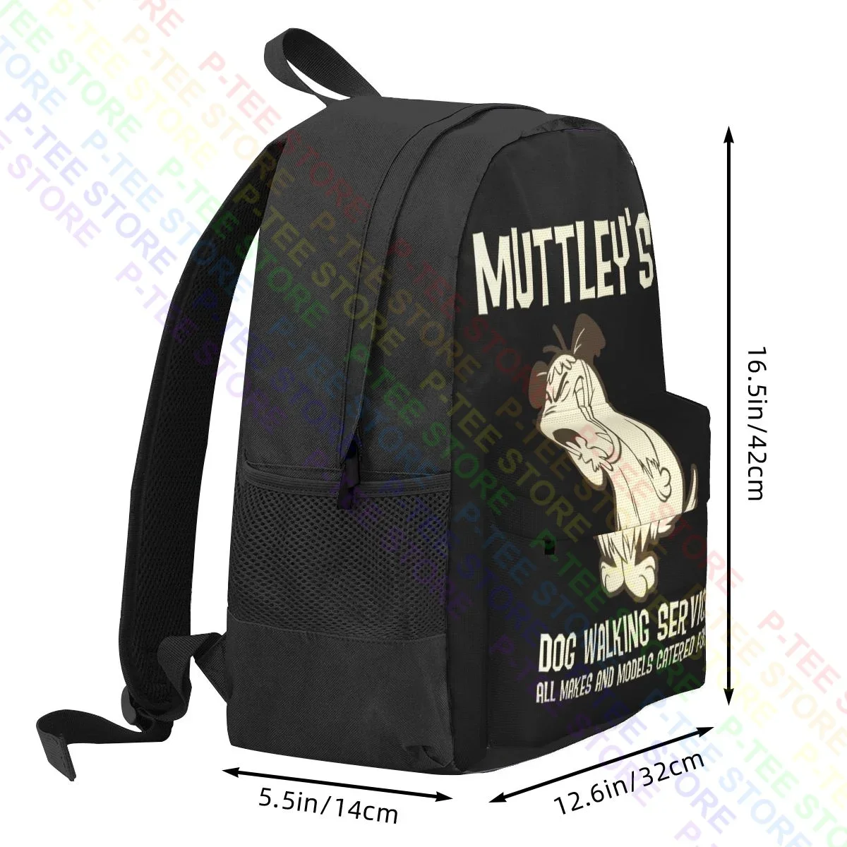 Muttley-mochila de gran capacidad para pasear perros, mochila escolar, bolsa deportiva para correr al aire libre