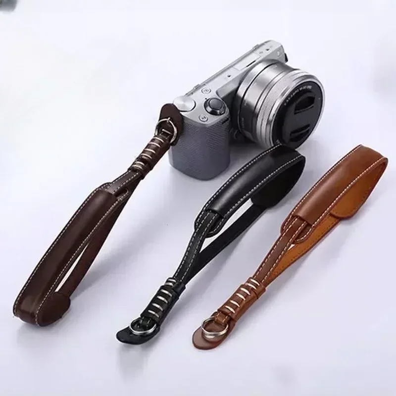 Camera Quick Wrist Strap leather hand Grip Belt For Canon Nikon Sony Fujifilm Pentax Olympus Lumix Panasonic Leica Samsung