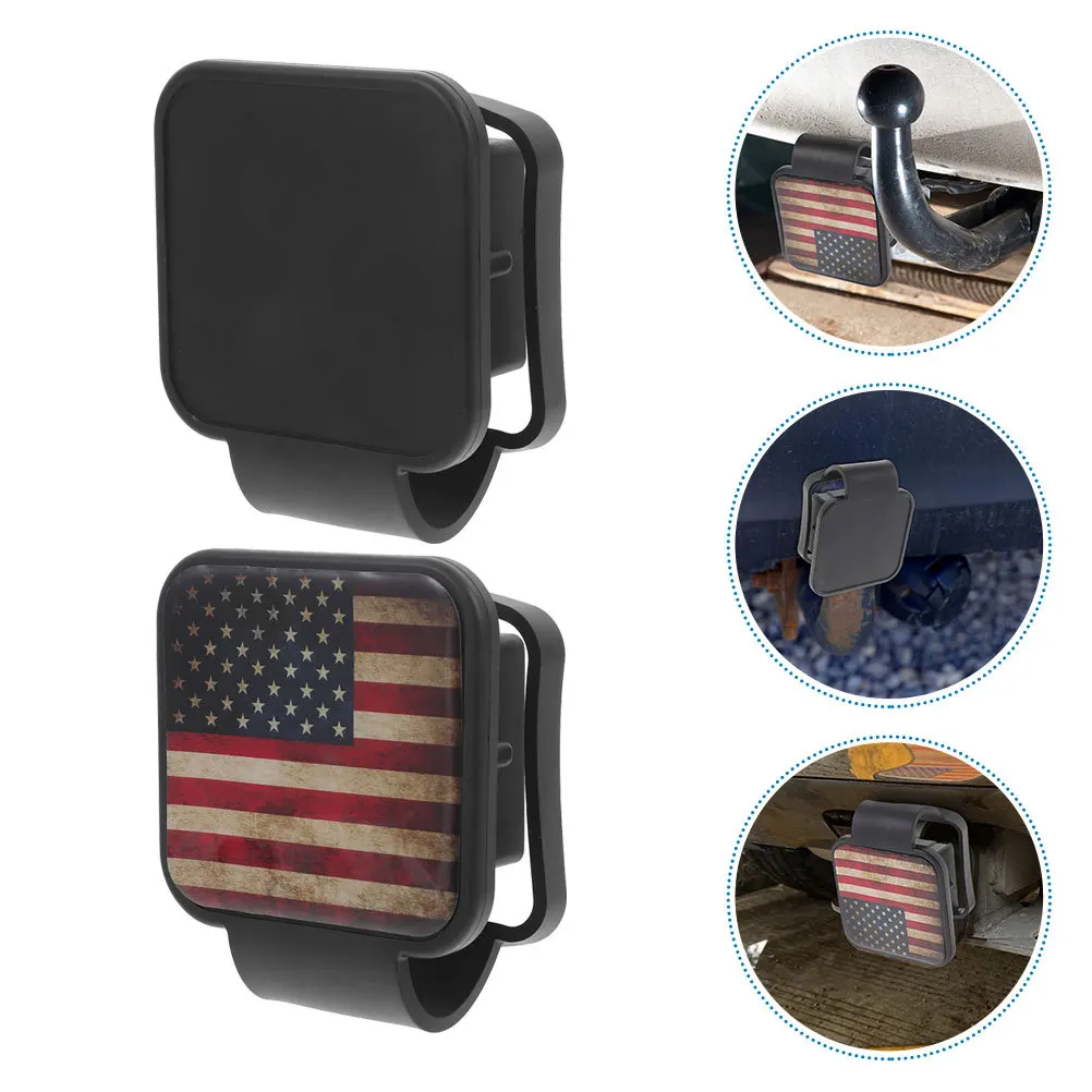 قطعتان من غطاء وصلة المقطورة من السيليكون المطاطي المتين سهل التركيب بدون أدوات عالمية مناسبة لحماية وصلة السحب لشاحنة السيارة #3