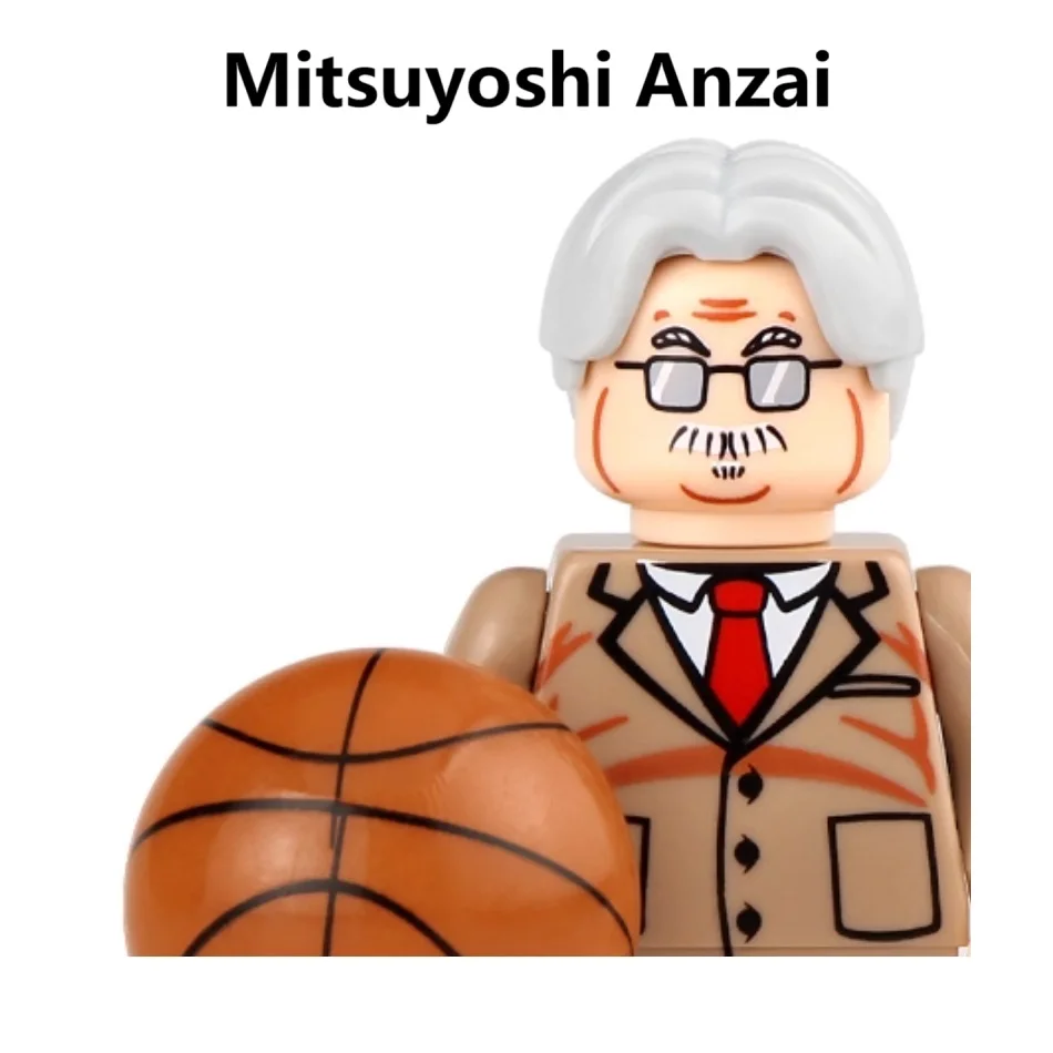 Nouveau le premier déclencheur DUNK ensemble blocs de construction basket-ball Sakuragi Hanamichi Rukawa Kaede Haruko Akagi Mini figurine jouets