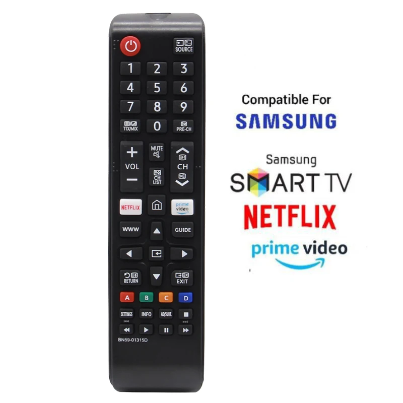 New Universal Remote Control BN59-01315D For ALL Samsung LCD LED HDTV 3D Smart TVs NETFLIX