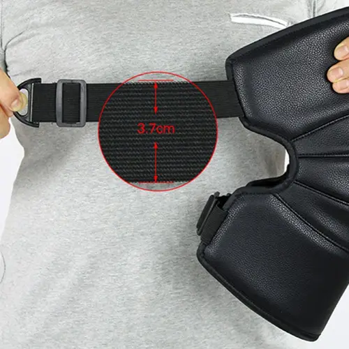 Imagen 2 del producto Rodillera protectora para motocicleta, rodilleras para motociclismo, Protector de rodilla de cuero PU para Motocross, Protector Universal para ciclismo, 2 uds.