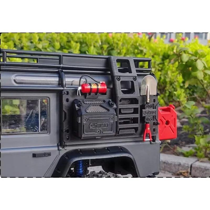 

MJX H8H 1:8 RC Crawler The 2-я модернизированная боковая удлинительная плата - лестница, ящик для инструментов с модификацией лопаты, деталь/аксессуары для обновления