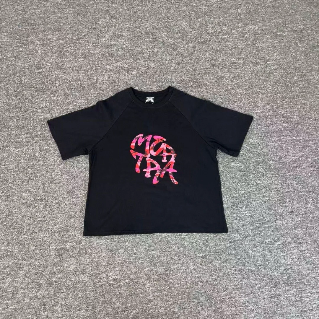 

Свободная повседневная футболка в американском стиле с буквенным принтом, короткий рукав, летний топ, дышащий хлопок, круглый вырез, футболка с коротким рукавом