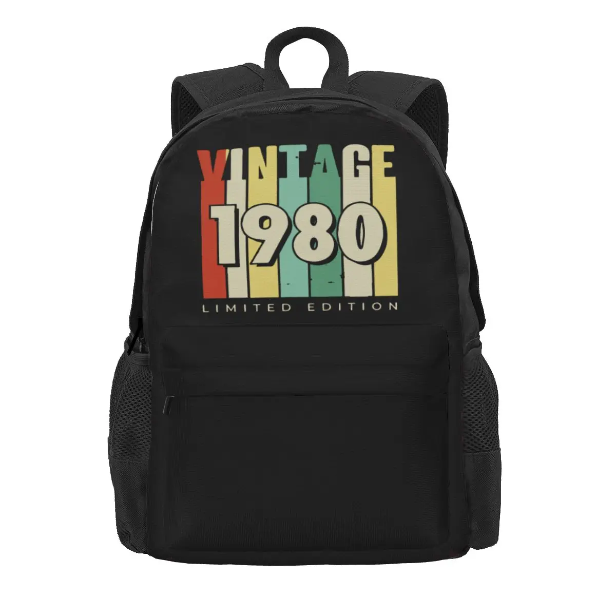 

Vintage 1980 Limited Edition Women Backpack 3D Trend Student School Bag Born In 1980 Mochila Teenage Large Capacity Shoulder Bag