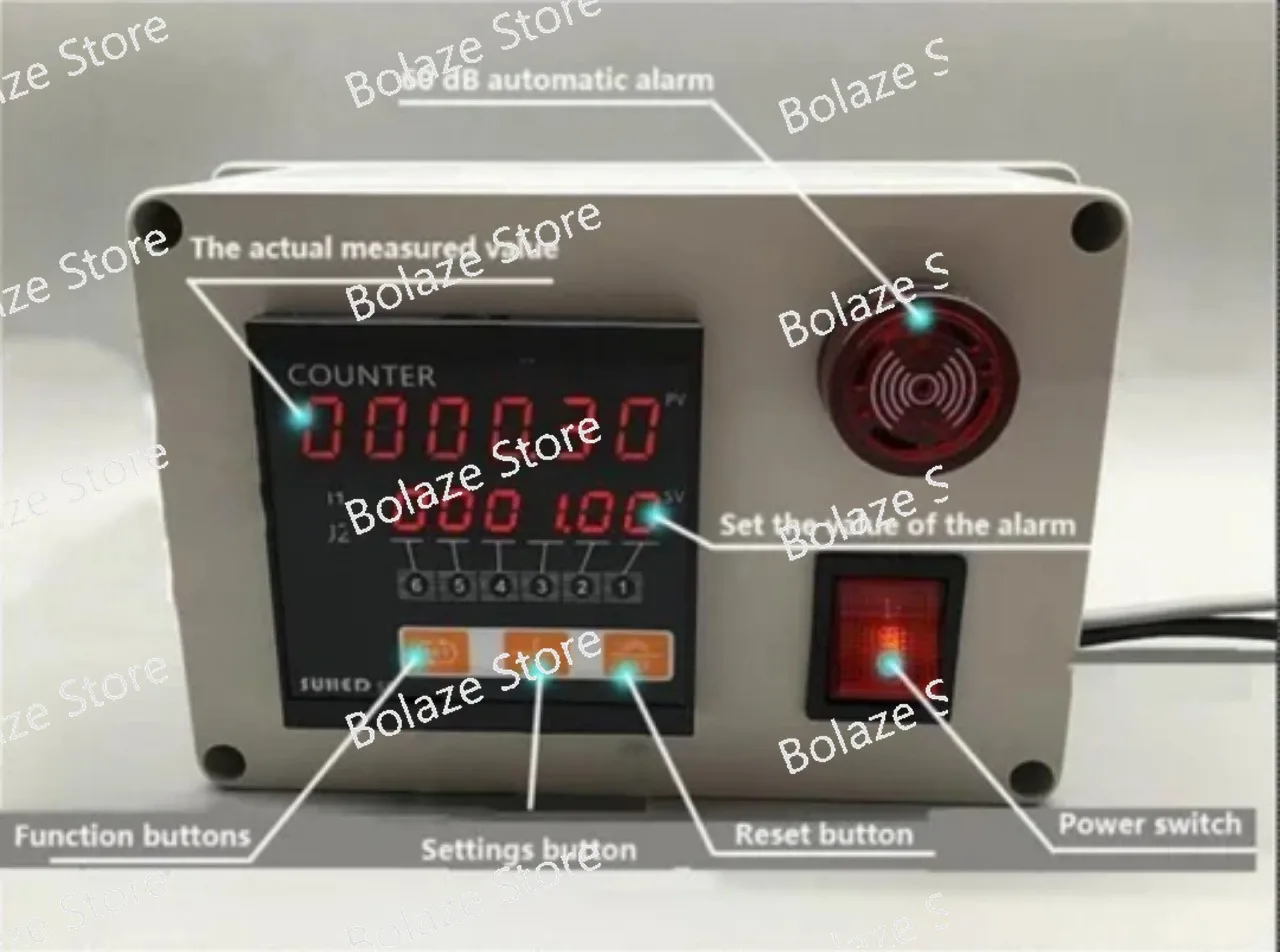 Digital electronic instrument counter roller length measurement instrument detection equipment rotary encoder 300ppr