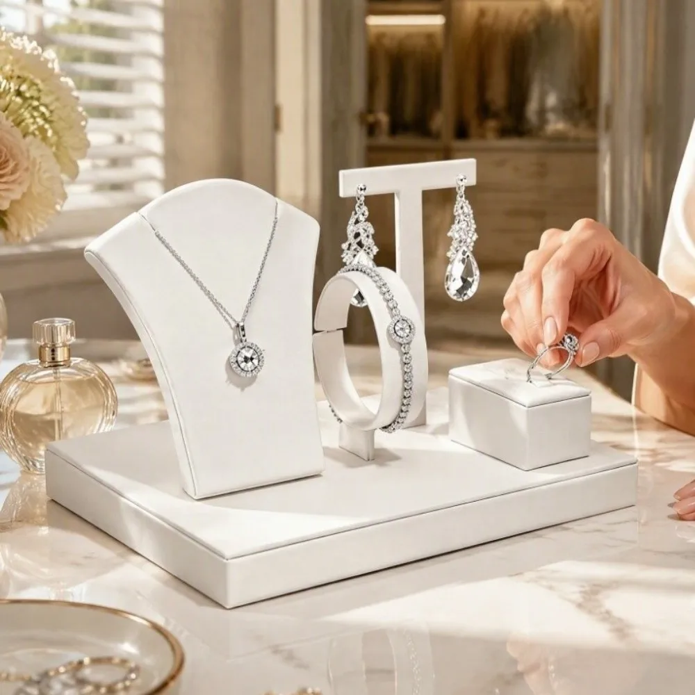 Multi-Functional Jewelry Display Stand Set Premium Style Light Luxury Combination Set Jewelry Rack Aesthetic Ornaments