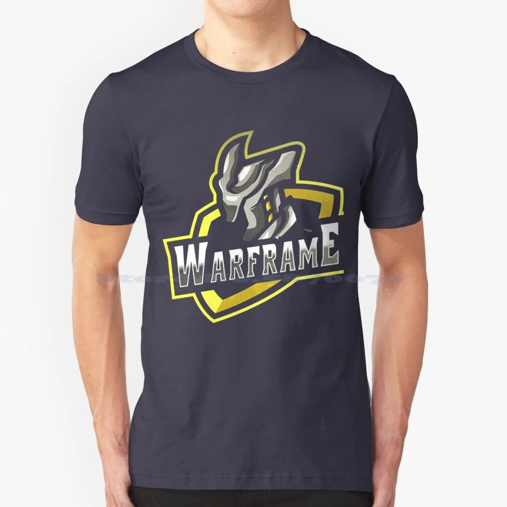 Warframe T Shirt 100% Cotton Tee Warframe Heart Of Deimos Dark Sector Play Free Tenno Lunaro Empyrean Lotus Sentient Lua The