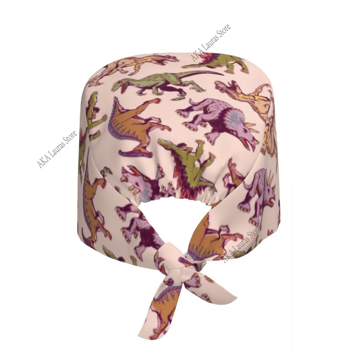 Dinosaur Hats Scrub Hat Funny Salon Working Cap Laboratory Pet Shop Nursing Scrub Cap Anaesthesia Scrub Cap