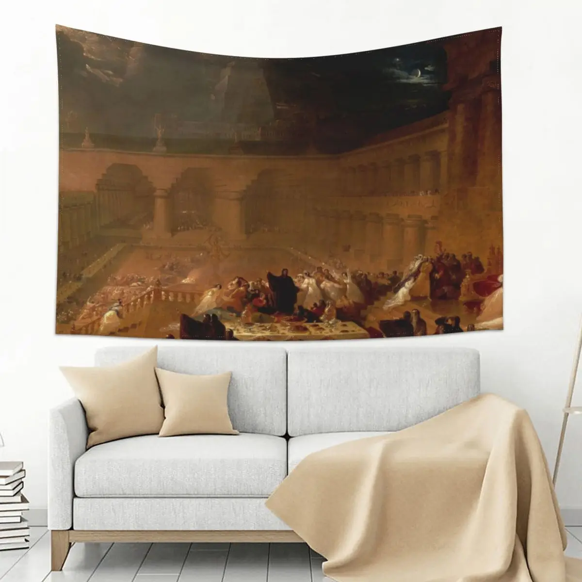 

Belshazzar's Feast by John Martin (1821) Tapestry