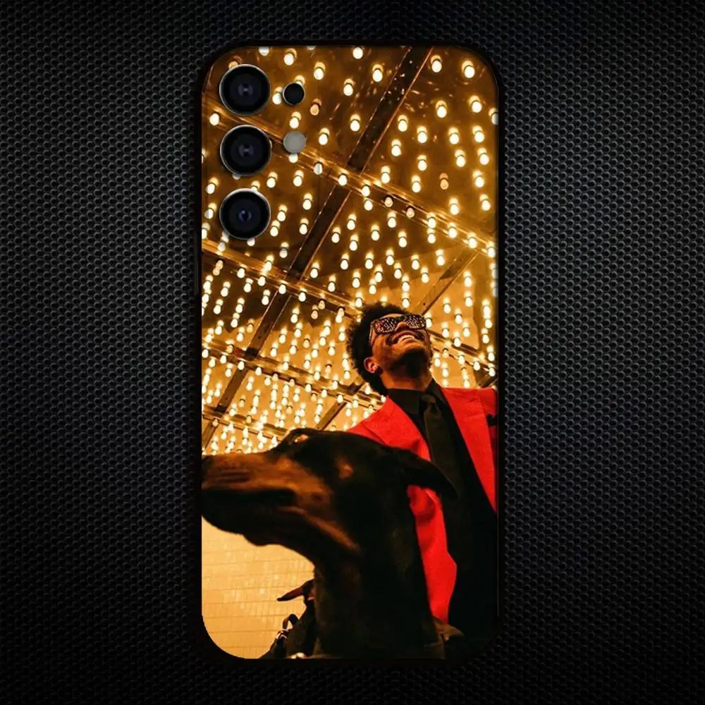 Sänger T-The W-Weeknd X-XO Handyhülle für Samsung S25, S24, S21, S22, S23, S30, Ultra, S20, Plus, Fe, Lite, Note, 10,9,5G, schwarze Hülle