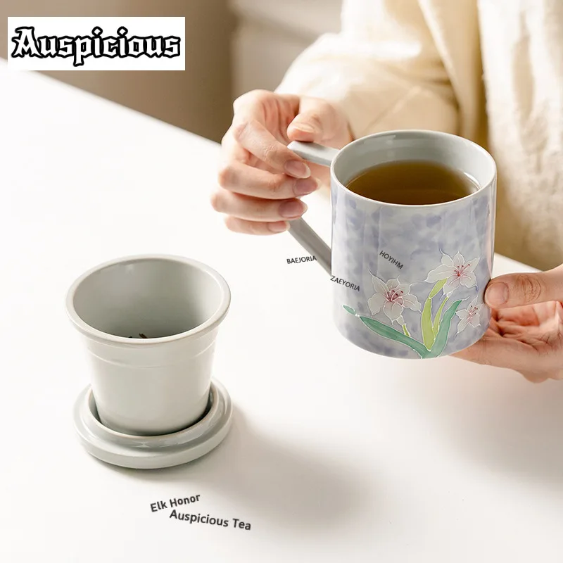 500ml-misty-purple-pure-hand-painted-lily-filter-tea-separator-cup-retro-tea-mug-with-infuser-tea-soaking-office-water-cup-gift