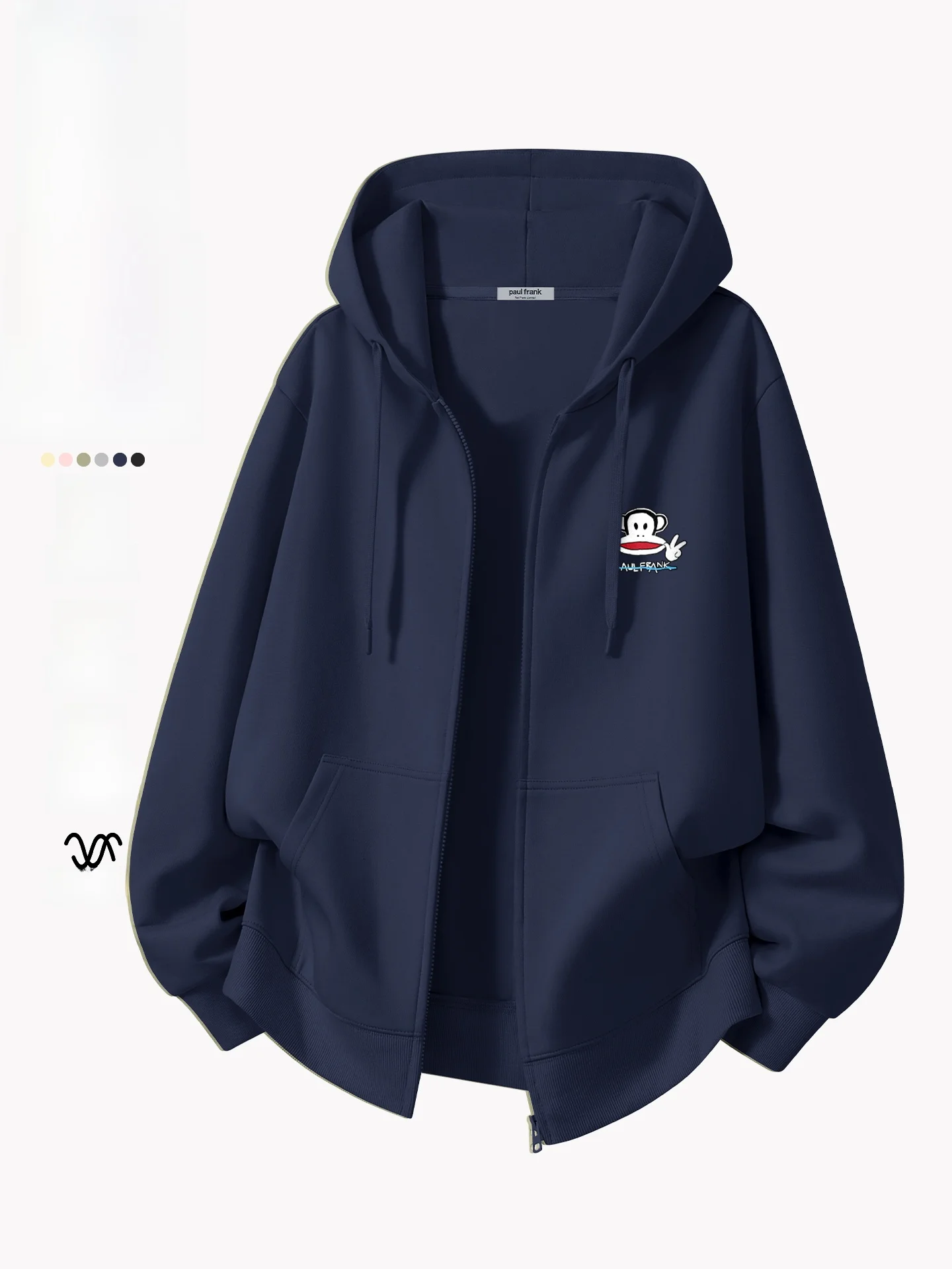 

Loose Fit Hoodie Jaet Men's Casual American Sle Spring New Loose Fit Hooded Cardigan Sweatirt