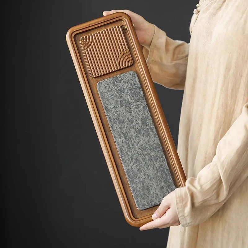 

Reception Living Room Tea Trays Party Kung Fu Serving Modern Tea Trays Office BAMBOO Home Bandeja De Té MHCP