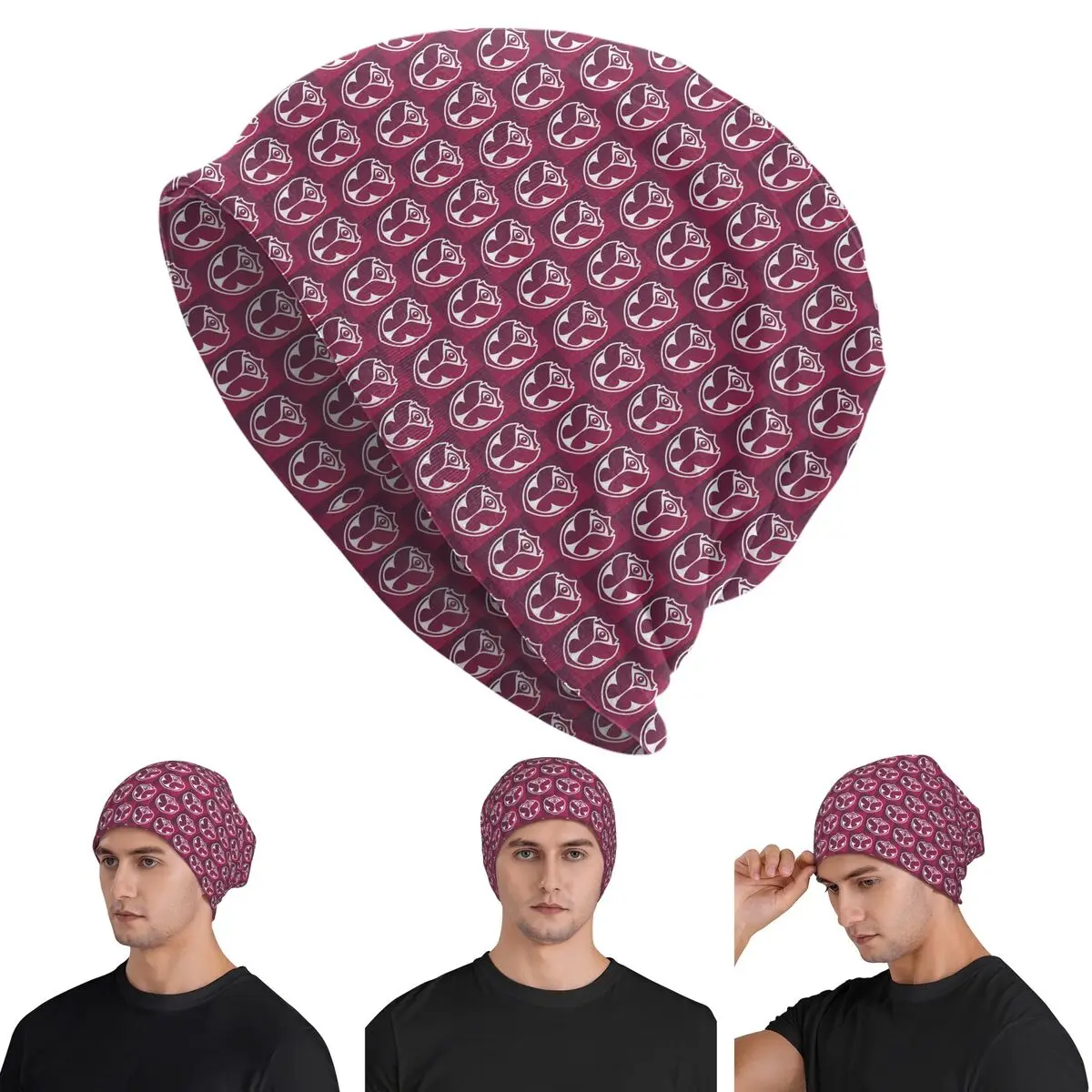 Tomorrowland Party Electronic Dance Festival Men Women Adult Beanies Caps Knitted Bonnet Hat Hip Hop Autumn Winter Skullies Hats