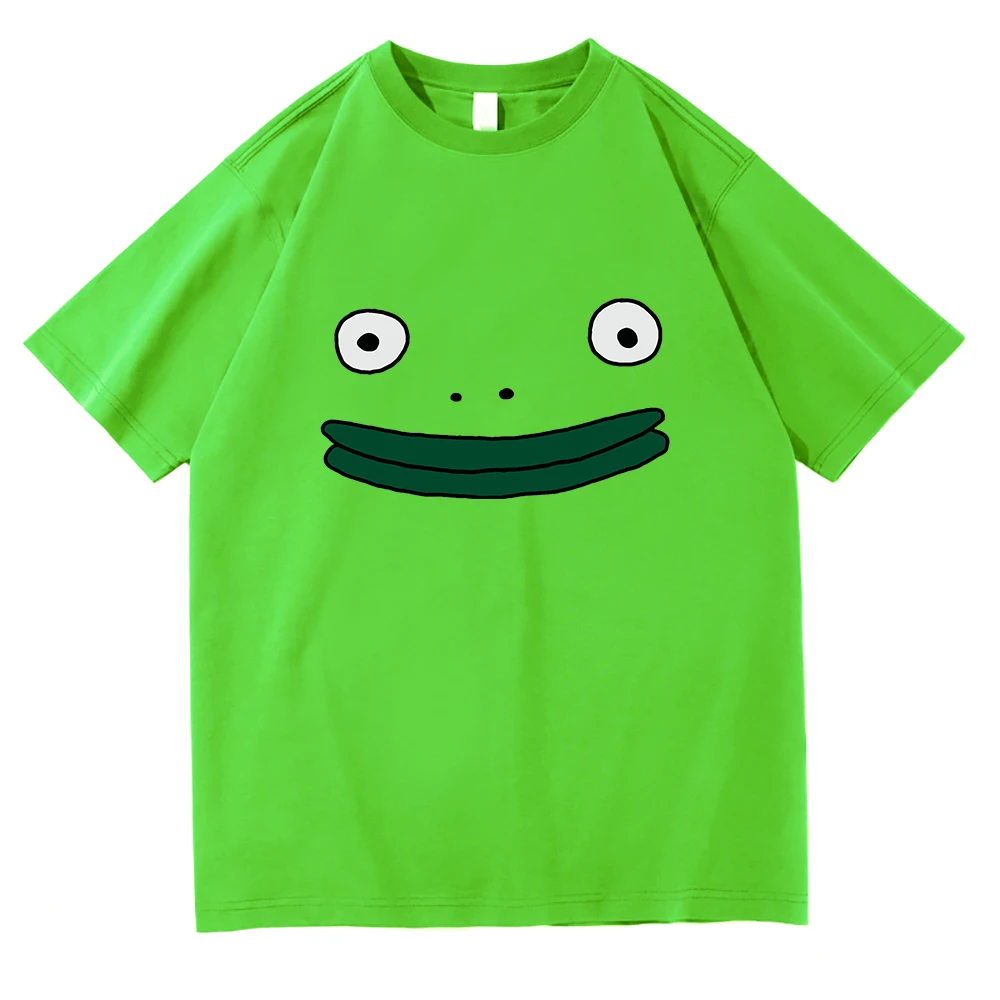 Mr. Frog Smiling Friends Tshirts Kawaii Tops Funny Men/Women Clothing Vintage Unisex Cotton Short Sleeve Summer Graphic Tshirt