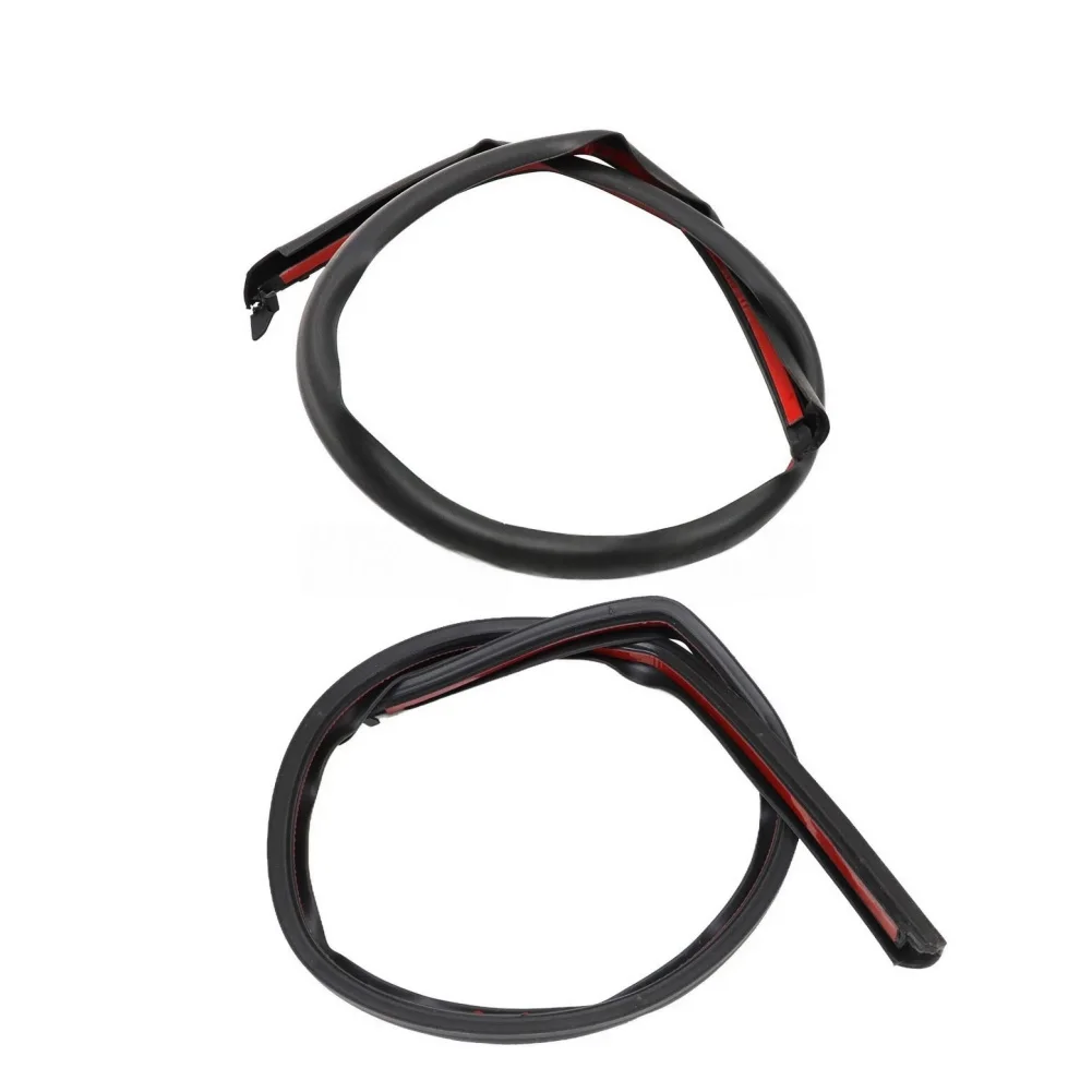 Seal Pintu Pengganti Belakang Depan Sepasang untuk BMW Untuk X5 2014 2018 Bahan ABS Nomor OEM 51767318510 51767318509