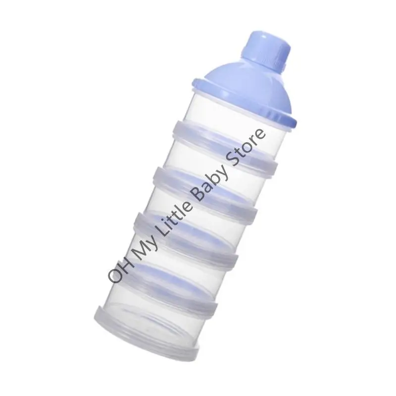M76C موزع مسحوق حليب الأطفال جاهز للسفر 4/5 مقصورات منفصلة حاوية مسحوق الحليب مانعة للتسرب للأغذية والصيغة #5