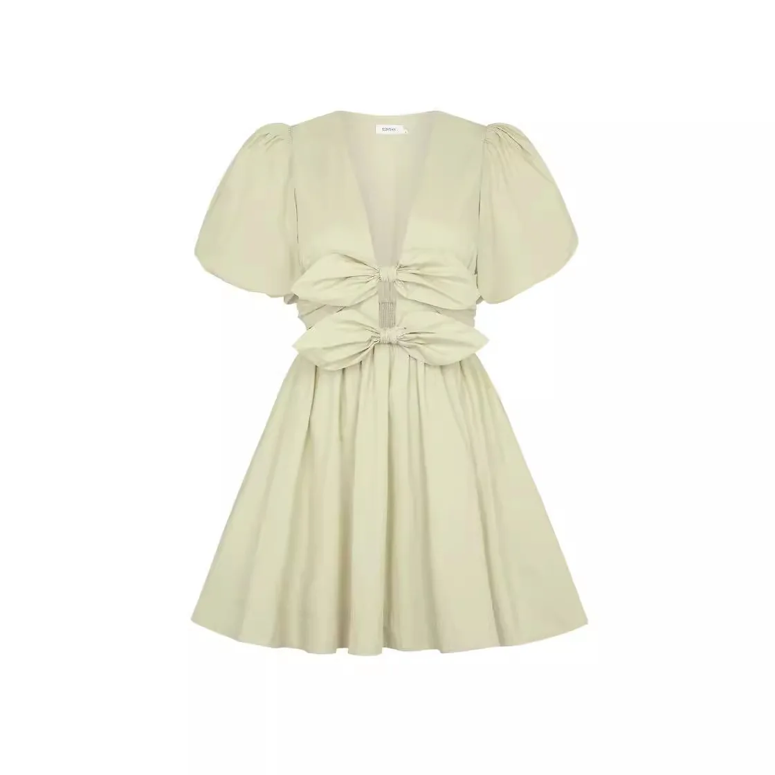 Elegancki, wiązany w pasie, dekolt w serek, długość do kolan, damski, jednolity kolor, transgraniczny, luźny, sportowy, podstawowy model.