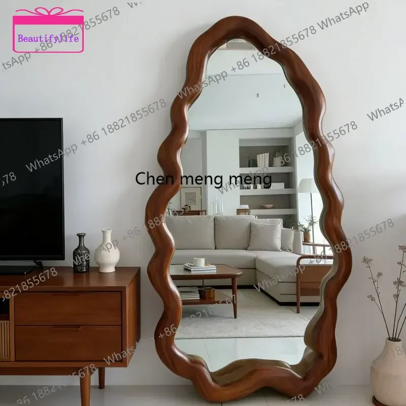 

YL Medieval full-length mirror household floor-to-ceiling mirror, special-shaped full-length mirror clothing store F185