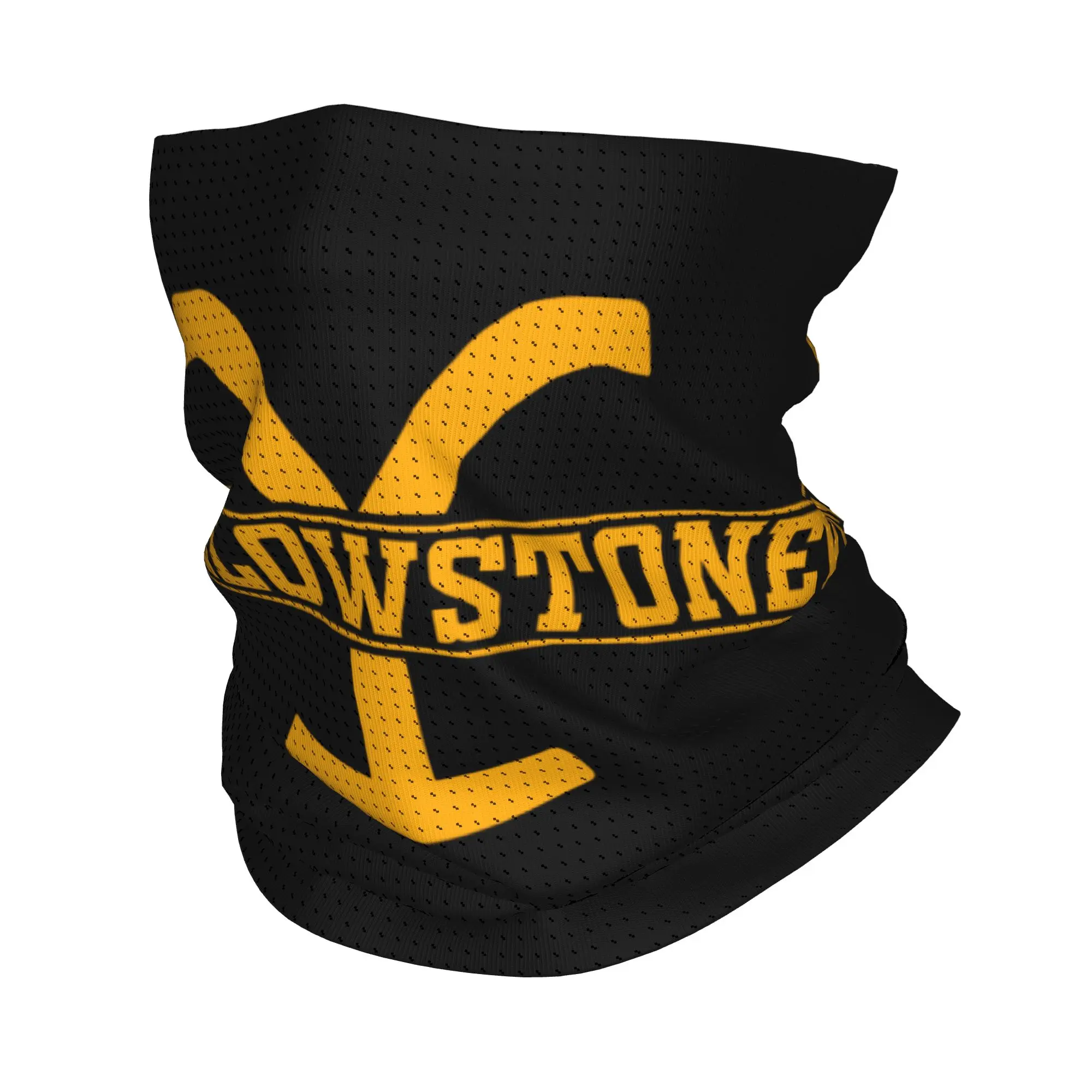 

Custom Yellowstone Neck Gaiter Men Women UV Face Shield Winter Dutton Ranch Bandana Scarf for Ski
