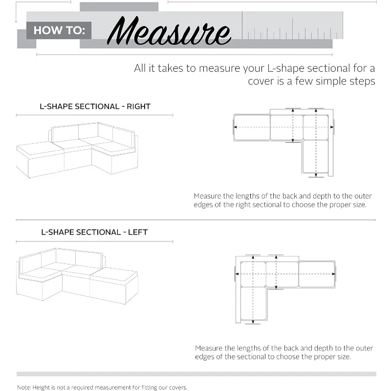 Acessórios Ravenna Capa de conjunto de lounge secional para pátio de 104 polegadas resistente à água, capas para móveis de pátio