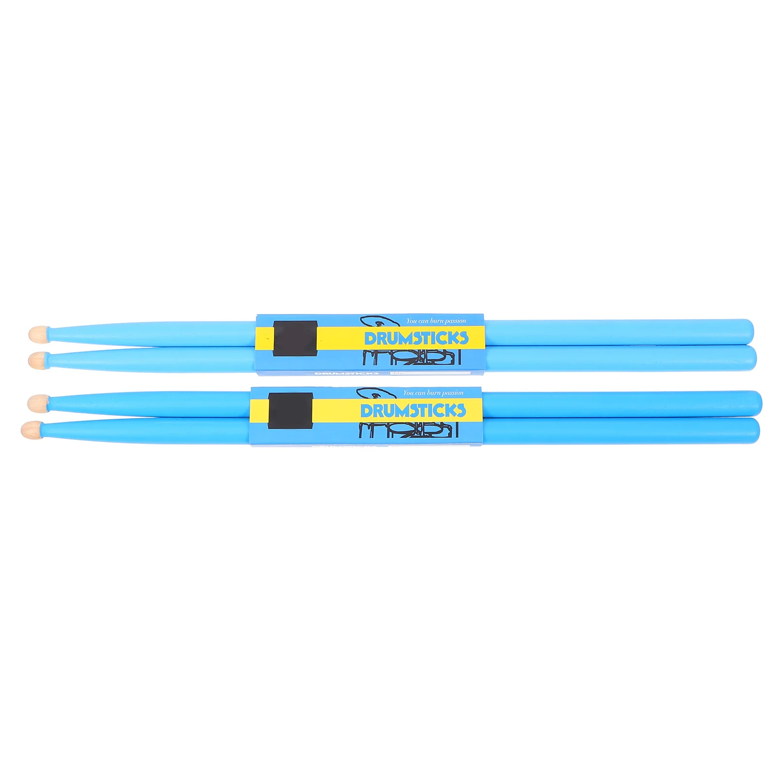 

2Pairs Wood Drumsticks Maple Drum Stick Lightweight Strong for Various Percussion Instruments Smooth Non-Slip Handle Drum Tool
