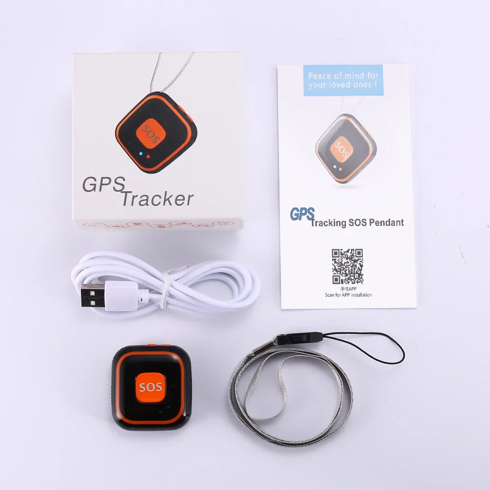 Kids Elder GPS Tracker Children GPS V28 Locator Pendant Two Way Calls Fall Alarm Free APP WIFI GPS LBS Tracking SOS Calling