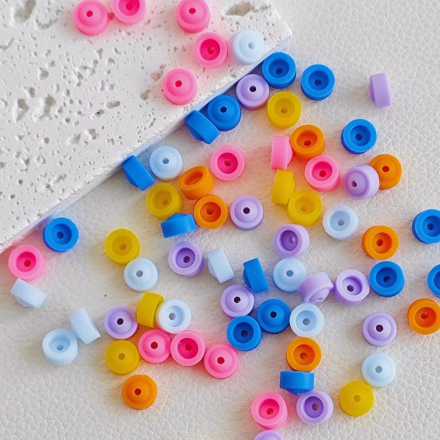 10/20/50/100Pcs Soft Silicone Nail Dust Stoppers 3/32