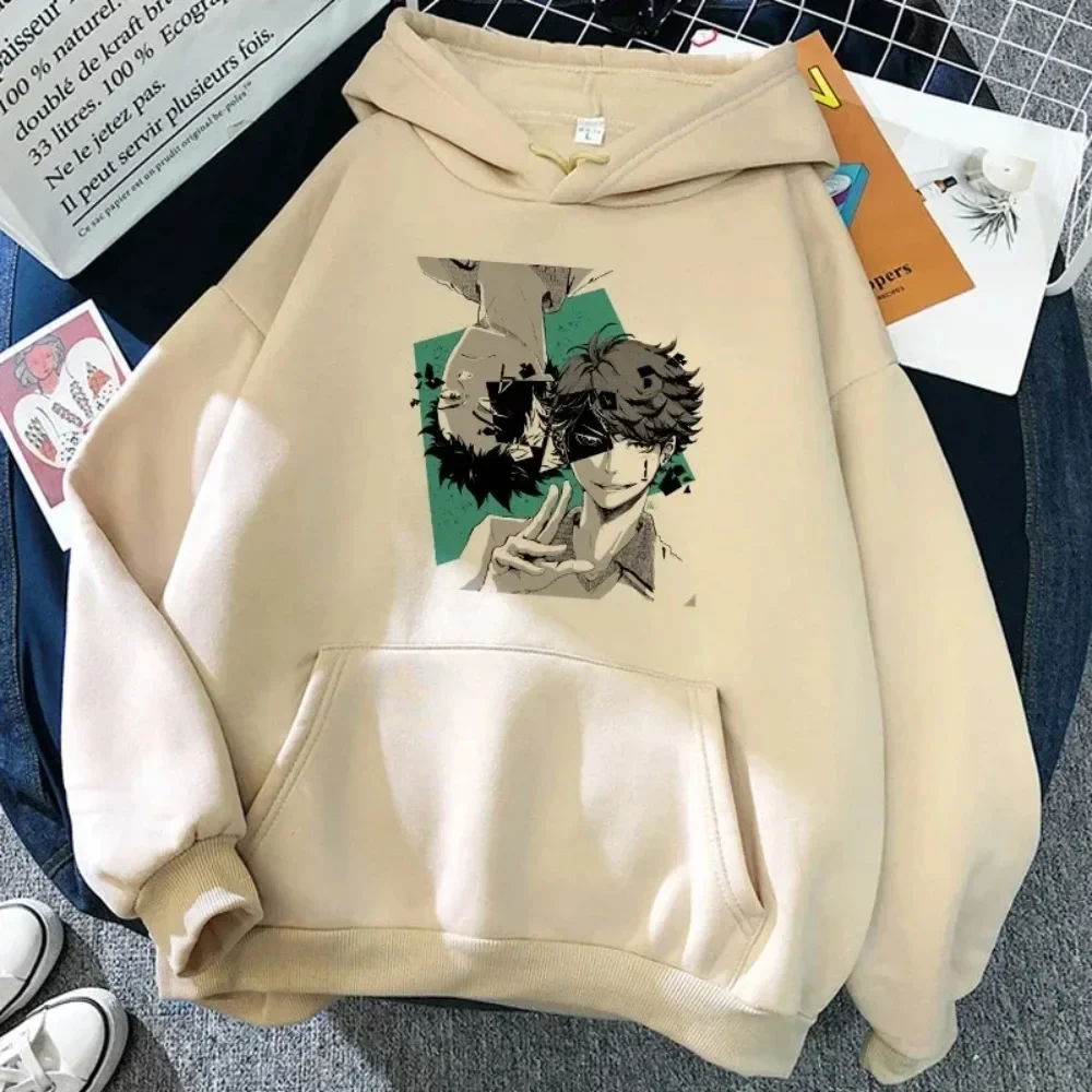 Karasuno Hoodie Volleyball Crow Anime Sport Club Vintage Streetwear Schwarzer Oversized Casual Pullover Langarm – Detail 37