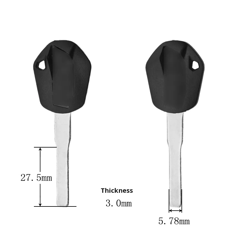 KTM motorcycle key, suitable for: KTM Duke 200/250/390/690/RC125 motorcycle key embryo (can be placed anti-theft chip).