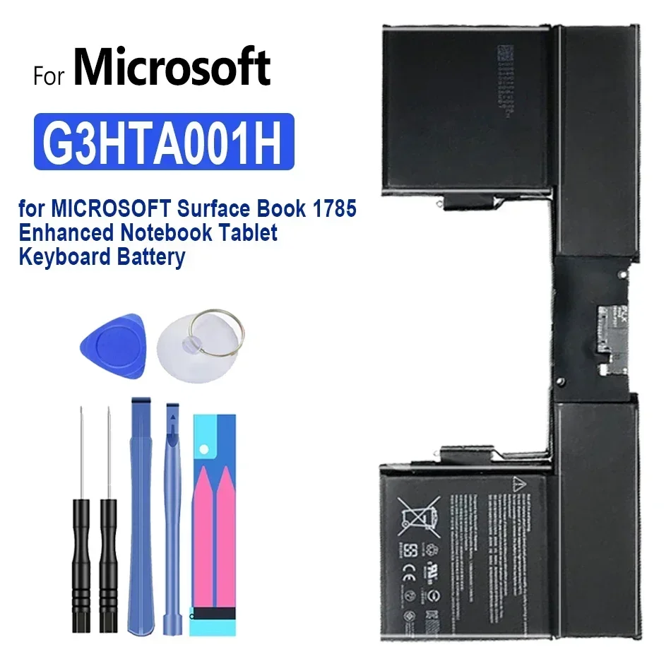 

G3HTA001H Battery 8030mAh For Microsoft Surface Book Enhanced Notebook Tablet 1785 Keyboard