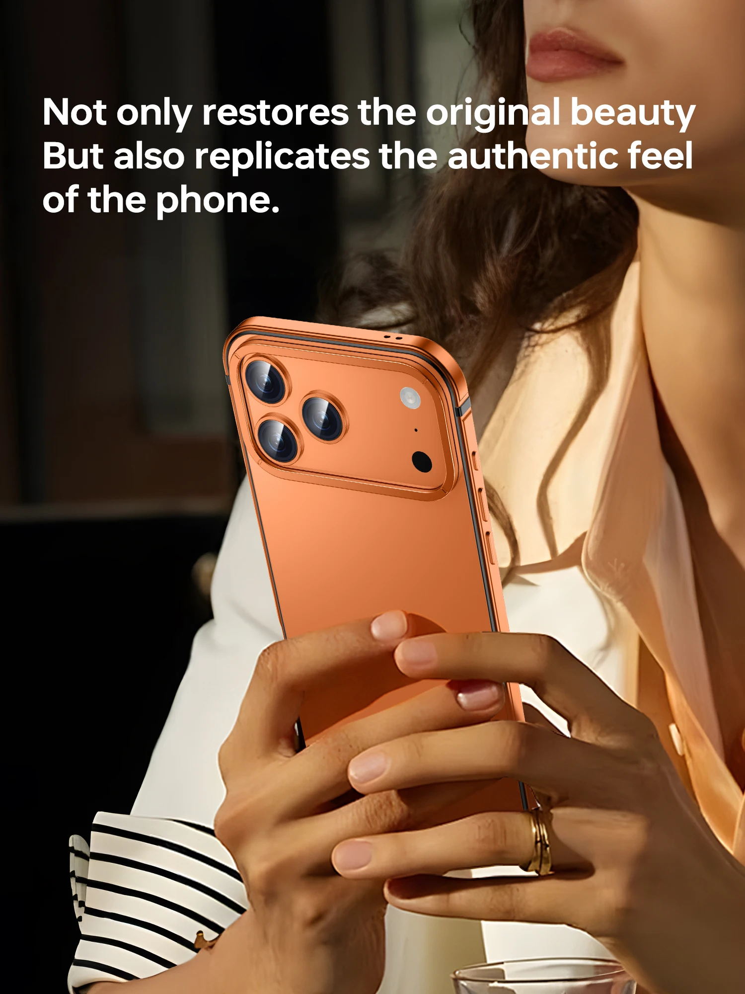 شحن لاسلكي اللون الأصلي حافظة جديدة لهاتف آيفون 17 برو إطار معدني من الدرجة الاحترافية 5 متر SGS حماية من السقوط MagSafe غطاء مضاد للسقوط #2