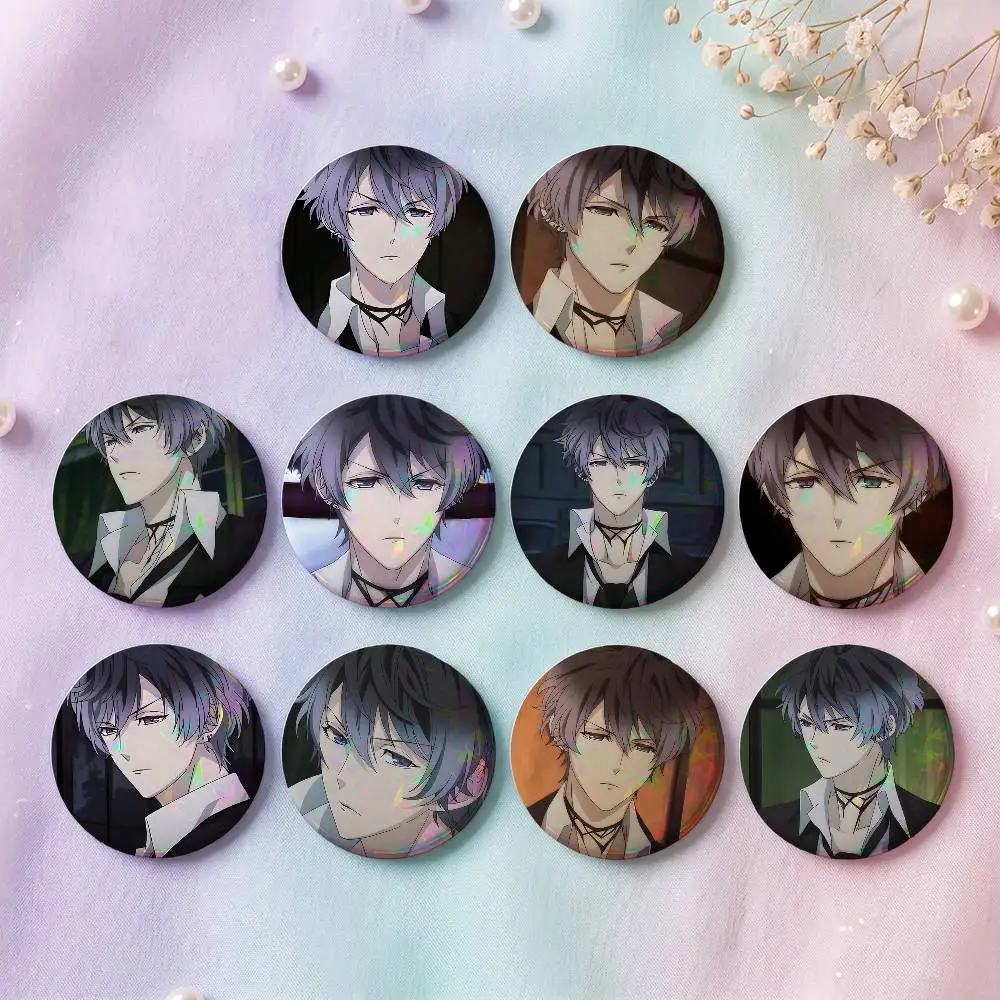 1pc Diabolik Lovers Ruki Cartoon Style Badge Brooches On Backpack Decoration Round Enamel Pins For Accessorys