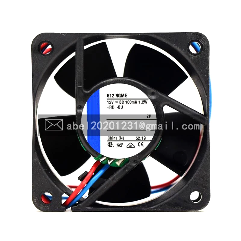 

BRAND NEW ORIGINAL 612NGME 612 NGME DC 12V COOLING FAN 6025 60*60*25 MM