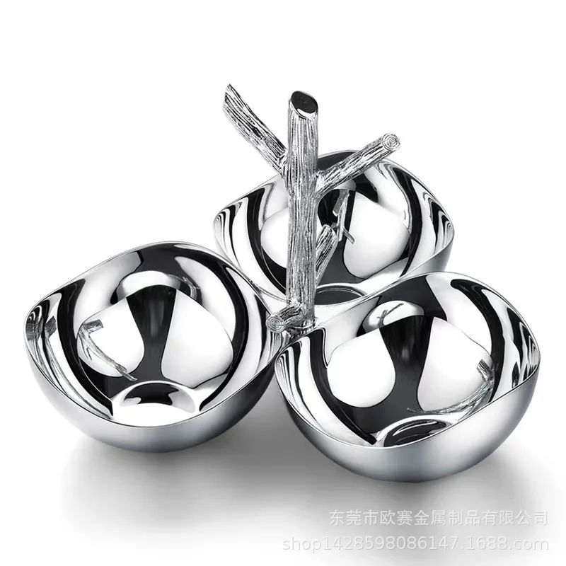 

Light luxury walnut dried fruit tray household coffee table household snack bowl creative nut tray tea tray solid wood